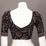 Black Hand Block Ajrakh Printed Cotton Blouse 10074450