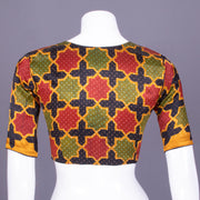 Maroon Ajrakh Printed Mashru 10069755 - Avishya