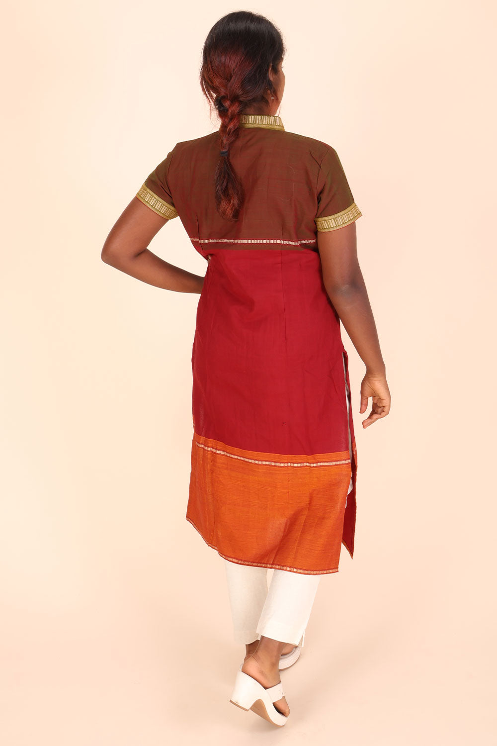 Multicolour Andhra cotton kurta 10070682