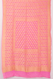 Pink Bandhani Georgette Dupatta 10073114