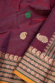 Purple Kanchi Cotton Saree 10068672 - Avishya