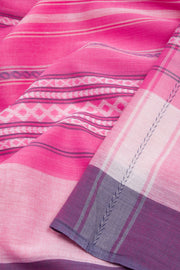 Red Handloom Dhaniakhali Cotton Saree 10068846