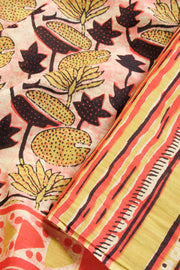 Pink Vanaspathi Printed Mulmul Cotton Saree 10069105 - Avishya