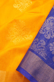 Yellow Handloom Kovai Silk Cotton Saree 10069040 - Avishya