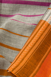 Multi Colour Handloom Dhaniakhali Cotton Saree - Avishya
