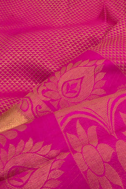 Kanjivaram Pure Zari Jacquard Silk Saree 10033733