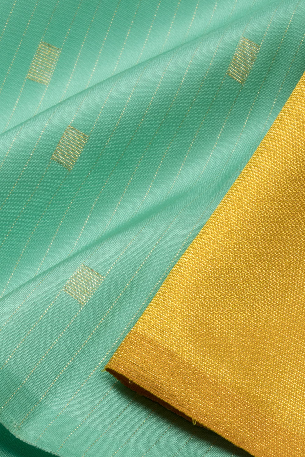 Vista Blue Handloom Kanjivaram Silk Saree - Avishya