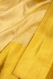 Gold Monotone Kanjivaram Pure Silk Saree 10074789