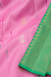 Cotton Pink Kanjivaram Silk Saree 10075615