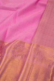 Persian Pink Monotone Kanjivaram Silk Saree 10075620