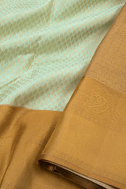 Tea Green Nakashi Kanjivaram Silk Saree 10075623