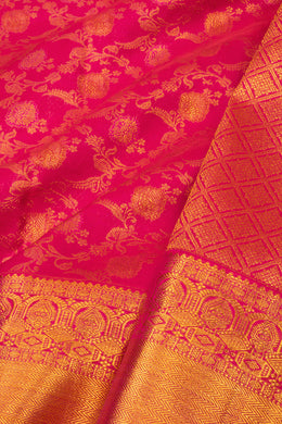 Pink Kanjivaram Pure Silk Saree 10076163