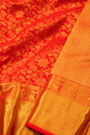 Red Kanjivaram Pure Silk Saree 10076165