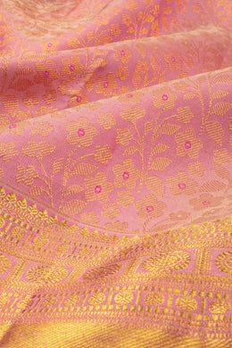 Pink Kanjivaram Pure Silk Saree 10076166
