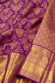 Purple Kanjivaram Pure Silk Saree 10076170