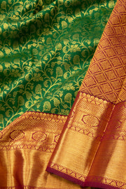 Green Kanjivaram Pure Silk Saree 10076172