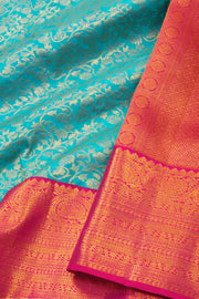 Blue Kanjivaram Pure Silk Saree 10076174