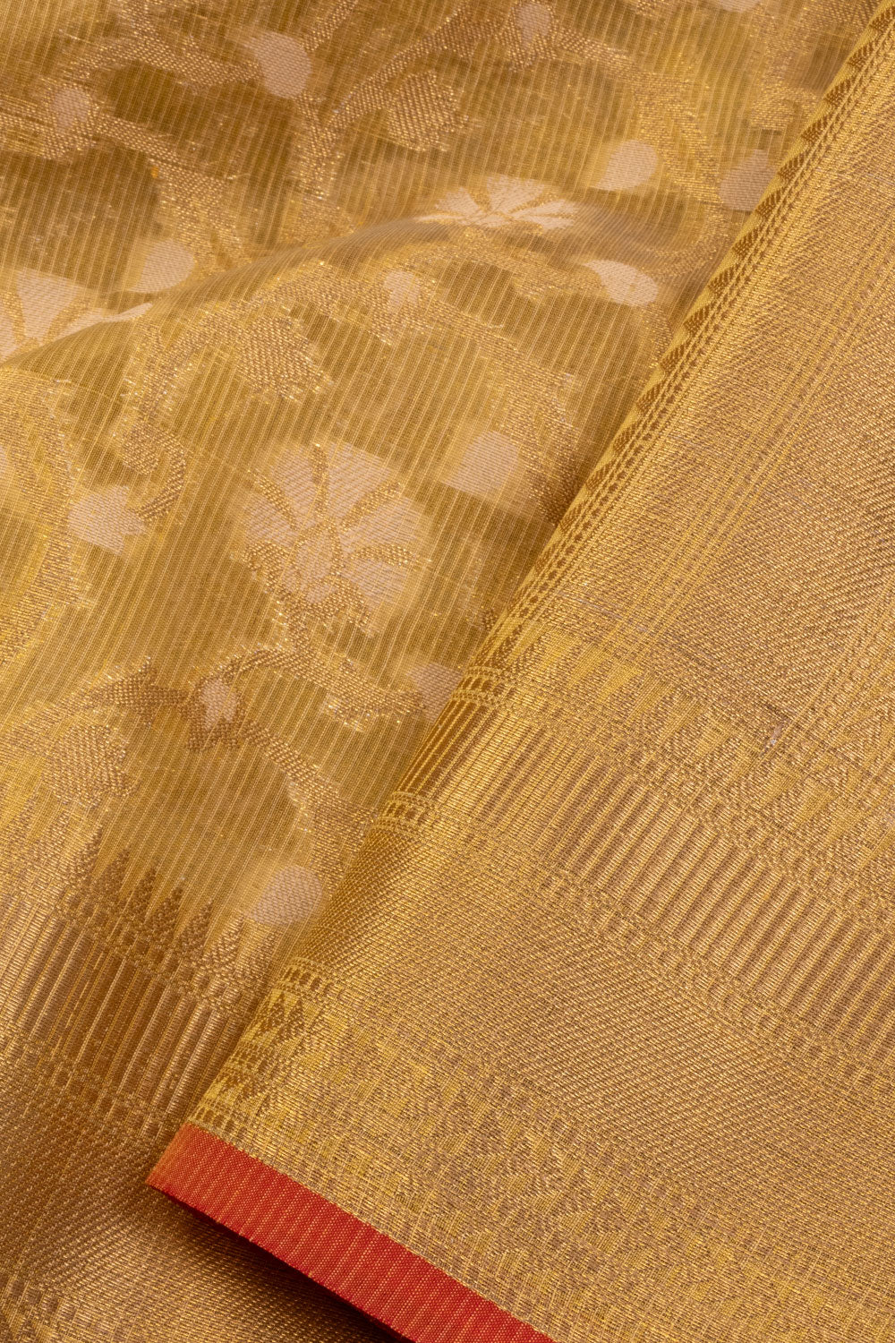 Apple Greeen Handloom Banarasi Silk Cotton Saree 10070494 - Avishya