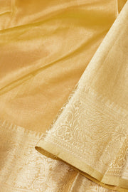 Gold Banarasi Tissue Silk Saree 10074275