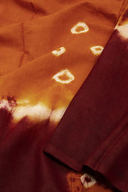 Orange Handcrafted Sungudi Cotton Saree 10074930