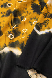 Yellow Handcrafted Sungudi Cotton Saree Without Blouse 10077112