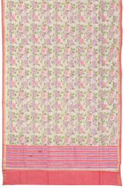 Pink Chanderi Silk Cotton 2 pc Salwar Suit Material