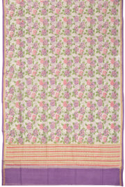 Green Chanderi Silk Cotton 2 pc Salwar Suit Material