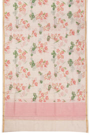 Pink Chanderi Silk Cotton 2 pc Salwar Suit Material 