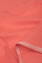 Peach Chanderi Silk Cotton 2 Piece Salwar Suit Material 10075398