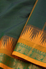 Green Handloom Chettinad Cotton Saree 10075104