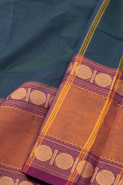Green Handloom Chettinad Cotton Saree 10075116