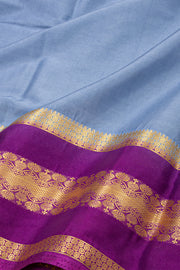 Ice Blue Mysore Semi Crepe Silk Saree 10077212
