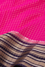 Pink Mysore Semi Crepe Silk Saree 10077215