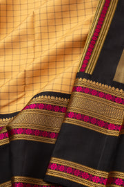 Beige Handloom Threadwork Kanjivaram Silk Saree 10074948