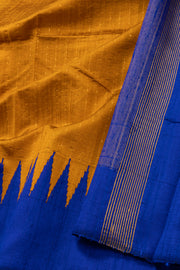 Gold Handloom Threadwork Kanjivaram Silk Saree 10074953