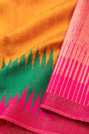 Gold Handloom Kanjivaram Dupion Silk Saree 10074963