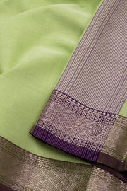 Green Handloom Maheshwari Saree 10073708