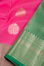 Pink Lightweight Fancy Kanjivaram Silk Saree with Contrast Pallu 10074841