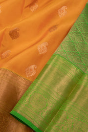 Brown Lightweight Fancy Kanjivaram Silk Saree with Contrast Pallu 10074842