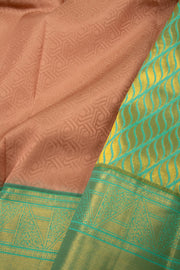 Brown Lightweight Fancy Kanjivaram Silk Saree with Contrast Pallu 10074847