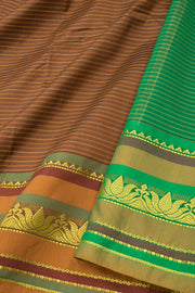 Brown Sugar Kanjivaram Vegan Silk Saree 10075541