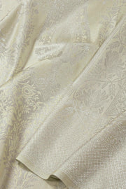White Whisper Kanjivaram Tissue Vegan Silk Saree 1005566