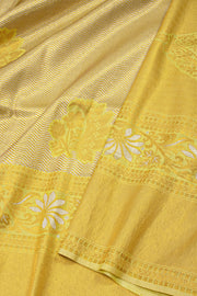Gold  Kanjivaram Tissue Vegan Silk Saree 10075572