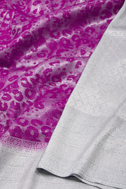 Deep Orchid Kanjivaram Tissue Vegan Silk Saree 10075576