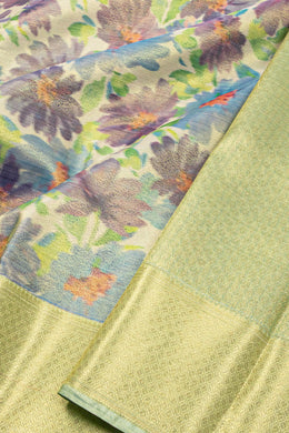 Multicolour Printed Kanjivaram Silk Saree 10075579