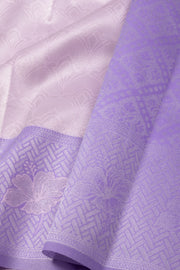 Lavender Kanjivaram Vegan Silk Saree 10076039