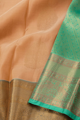 Beige Kanjivaram Silk Saree 10076056