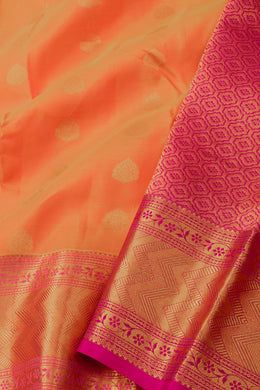 Orange Kanjivaram Silk Saree 10076057