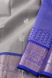 Grey Kanjivaram Silk Saree 10076060