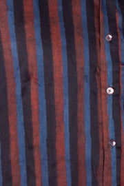 Black Full Sleeve Jahota Print Modal Silk Mens Shirt 10074385